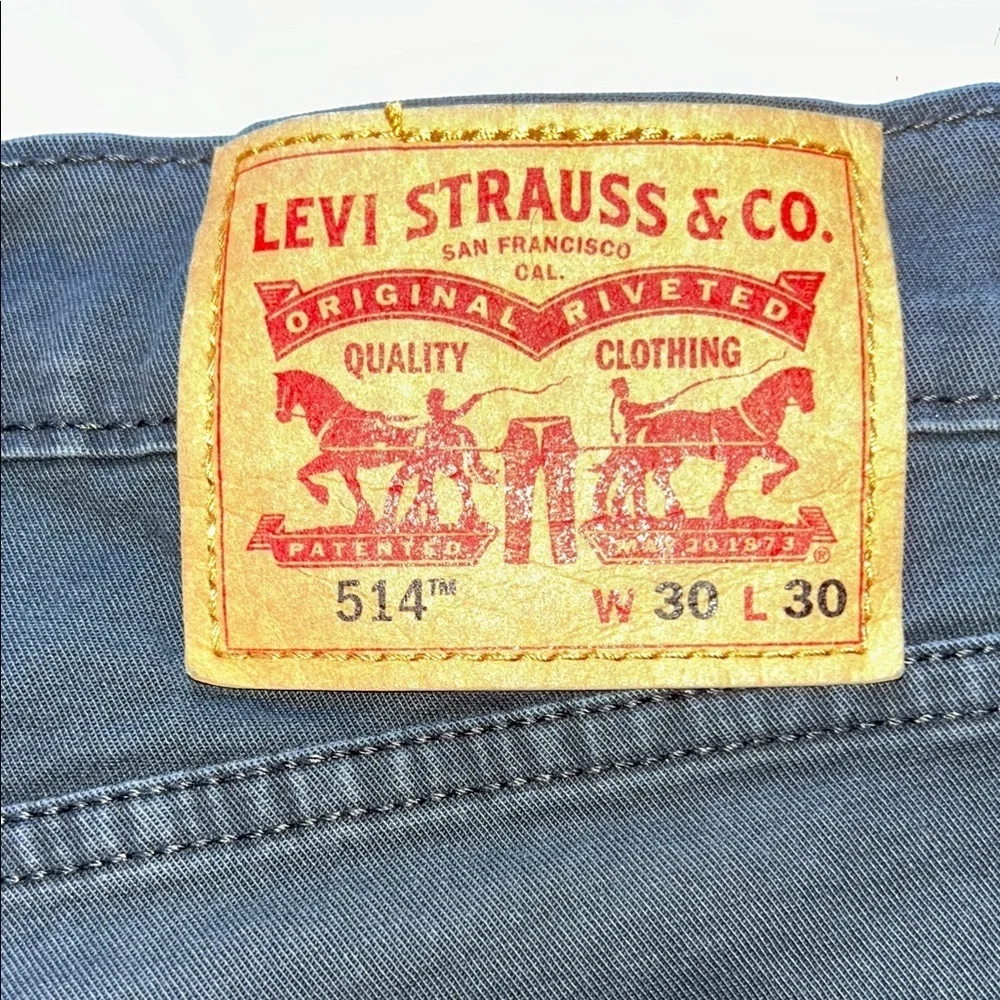 Levi's Men's Dark Gray Straight Jeans